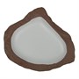 Блюдо/салатник, 200 мл, 29*25 cм, h=3cм, серия "White Matt Taiga"  P.L. 81229036 - фото 40942303