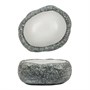 Блюдо/салатник 600мл.22,5*18,5cм, h=9,5cм,серия "White Matt Taiga"  P.L. 81229044 - фото 40942311