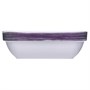 Салатник квадр. 110*110 мм. 200 мл. h=37 мм. сиреневый край штабелир. Браш /1/6/24/ АКЦИЯ 53494