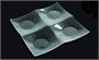 Менажница 4-х секц. 200*200 мм. стекло 3D /1/10/ 50048 - фото 41123746