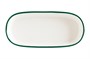 Блюдо овальное 140*65 мм. Линеа Зеленый, форма Хюгге Bonna /1/12/5856/ 78083