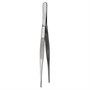 Щипцы (пинцет) 20 см. прямые, прямой кончик с зубцами, нерж. MGsteel /1/100/ 70418
