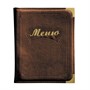 Папка для меню коричневая А5, P.L. - BarWare 99003002 - фото 41409185