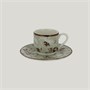 Блюдце RAK Porcelain Peppery для чашки 13 см, h 1,7 см, серый цвет 81220614 - фото 41583979