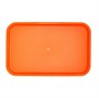Поднос 52,5*32,5 см. оранжевый поверхность шагрень (166)  MGprof /1/10/ 28409