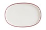 Блюдо овальное 340*230 мм. Линеа Бургундия, форма Хюгге Bonna /1/6/534/ 78056
