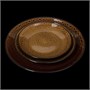 ТАРЕЛКА без бортов 10,5'' 266мм, коричневый ''Tvist Madeira'' фк6103