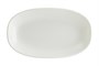 Блюдо овальное 240*140 мм. Белый Луп узкая полоска Bonna /1/12/1164/ 63109