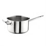 Сотейник  6,25 л. нерж. d=24 см. h=15 см. б/кр (индукция) с 2 ручками Мастер Pinti /1/ 77754