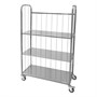 Тележка-стеллаж сетчатый для белья Luxstahl ТСС-500 нерж. мко1242