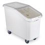 Контейнер для сыпучих продуктов  62 л 340*720*580 мм. (-40°C /+70°C) п/п на колесах, с совком, белый GP /1/4/ 77064