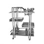 Тележка сервировочная,нержавеющая сталь 81*50*112 см.  P.L.--Hotelware 81241274