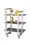 Тележка сервировочная,нержавеющая сталь 80*50*113 см.  P.L.--Hotelware 81241279