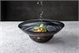 Салатник d 25 см h 8,5 см, стекло, цвет / декор бело-черный, Estonia ARD 2248.43