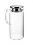 Кувшин 1,2 л. d=135 мм. h=230 мм. с крышкой нерж., Термостекло /1/12/ 76293