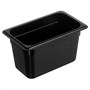 Гастроемкость 1/4 h=150 мм. 265*162 мм. 3,6 л. поликарб. черная GP /1/ 79656