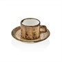 Кофейная пара 75 мл серия "Vintage",  фарфор By Bone 81229363