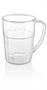 Кружка для пива 500 мл. d=100 мм. h=140 мм. поликарбонат, прозрачн. GP /1/50/ 79945