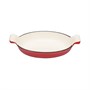 Сковорода порционная овальная, 600 мл, красная, эмалированный чугун, 26*15 см, P.L. Proff Cuisine 81200176