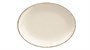 Блюдо овальное 250*190 мм. Ретро коричневый край, форма Мув Bonna /1/12/756/ 70242