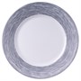 Тарелка d=254 мм. серый край Браш /1/6/24/ АКЦИЯ 53476