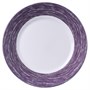 Тарелка d=254 мм. сиреневый край Браш /1/6/24/ 53488