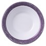 Блюдце d=120 мм. 110 мл. для десерта глубокое сиреневый край Браш /1/6/36/ 53493