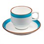 Чайная пара 180 мл серия "Blue Rim-Kids"  P.L. 81229055