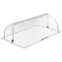 Крышка для гастроем.,подносов,корзин Roll-Top 1/1 53*32,5 см. h=18,5 см. поликарбонат, прозрачная GP/1/6/ 76827