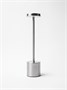 Лампа настольная d=8 см. h=34 см. 3 цвета, сенсорная регулировка яркости, алюм., серебристая LED METAL MGline /1/20/ 75057
