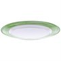 Тарелка d=254 мм. зеленый край Браш (P3948) /1/6/24/ 39249