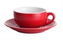 Чашка с блюдцем Barista (Бариста) 220 мл, красная, P.L. Proff Cuisine 81223984