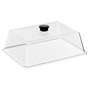Крышка 27*21 см. h=9 см. поликарбонат, прозрачная (поднос 76859,76843,76851) GP /1/12/ 76834