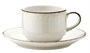 Блюдце d=160 мм. Ретро коричневый край (чашка 69214), форма Гурмэ Bonna /1/6/1848/ 70665