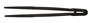 Щипцы (пинцет) 30,5 см. прямые нейлон (-40°C /+220°C), черные Abert /1/12/ 58053