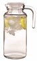 Кувшин 1,3 л. d=75 мм. h=230 мм. с прозрачн. пластик. крышкой Бейзик /6/144/ 58544