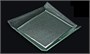 Блюдо для подачи квадратное 250*250 мм. стекло 3D /1/10/ 50039