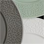 ТАРЕЛКА мелкая с бортами 8,25" 210мм, серый "Corone Nori" фк5616