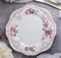 Тарелка мелкая d 25,5 см h 2,2 см, фарфор, Red Rose CDF GR03 red rose
