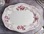 Блюдо овальное 38x26,5 см h 3,3 см, фарфор, Red Rose CDF GR11 red rose