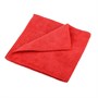 Салфетки для протирки 40х40 см микрофибра красная [SMK 300 40*40] 8966/3
