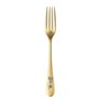 Вилка столовая 21см, Epsilon matt gold 24k flower, Narin [12] 202208