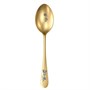 Ложка столовая 21см, Epsilon matt gold 24k flower, Narin [12] 202215