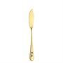 Нож для рыбы 23см, Epsilon matt gold 24k flower, Narin [12] 202465