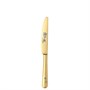Нож десертный 19см, Epsilon matt gold 24k flower, Narin [12] 202459