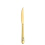 Нож для стейка 22см, Epsilon matt gold 24k flower, Narin [12] 202467