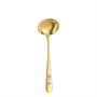 Ложка половник для соуса 20см, Epsilon matt gold 24k flower, Narin [12] 202470