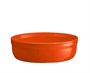 Форма для запекания и подачи  200 мл. d=120 мм. h=35 мм. оранжевая керам Emile Henry /1/6/ 77647