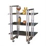 Тележка сервировочная,нержавеющая сталь 78*45*107 см.  P.L.--Hotelware 81241276