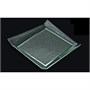 Блюдо для подачи квадратное 250*250 мм. стекло 3D /1/10/ 50039